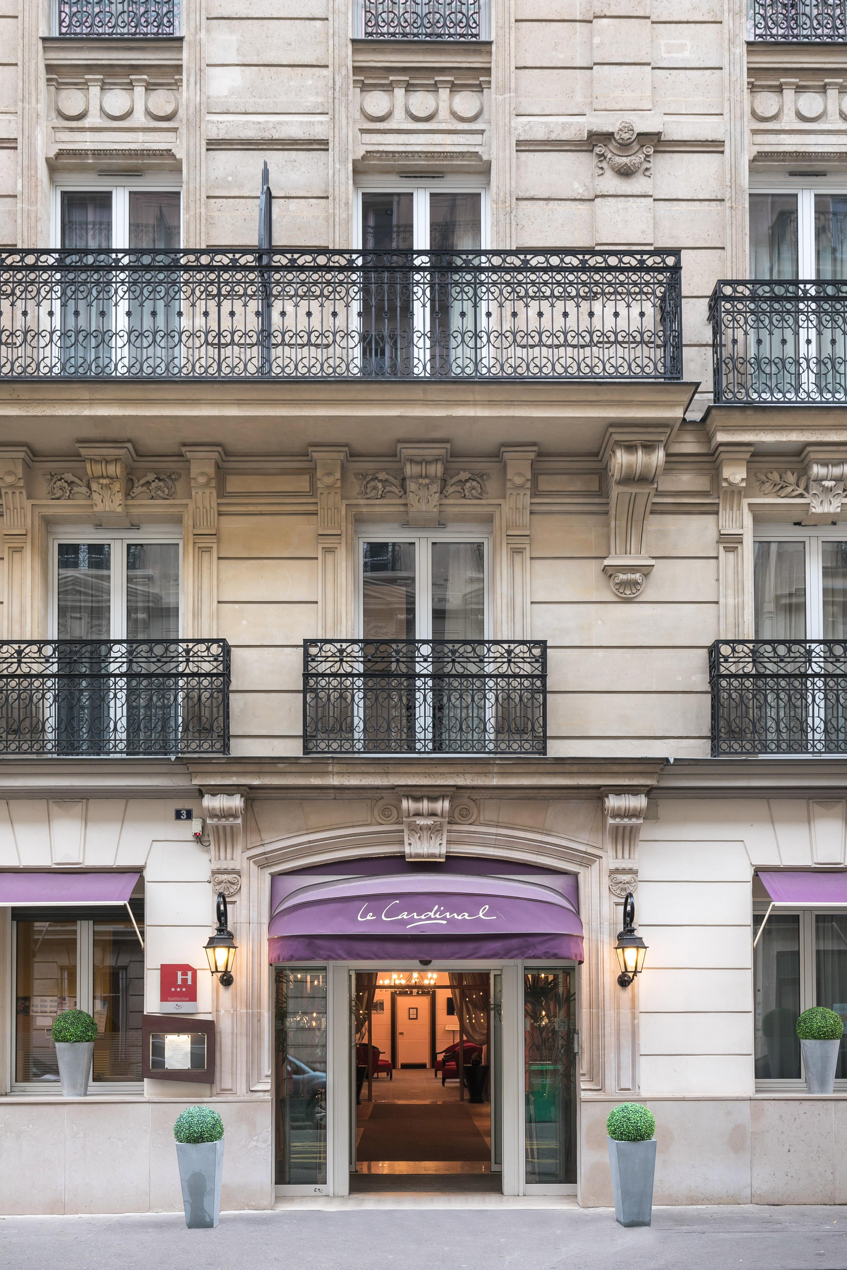 Hotel Le Cardinal Párizs Kültér fotó