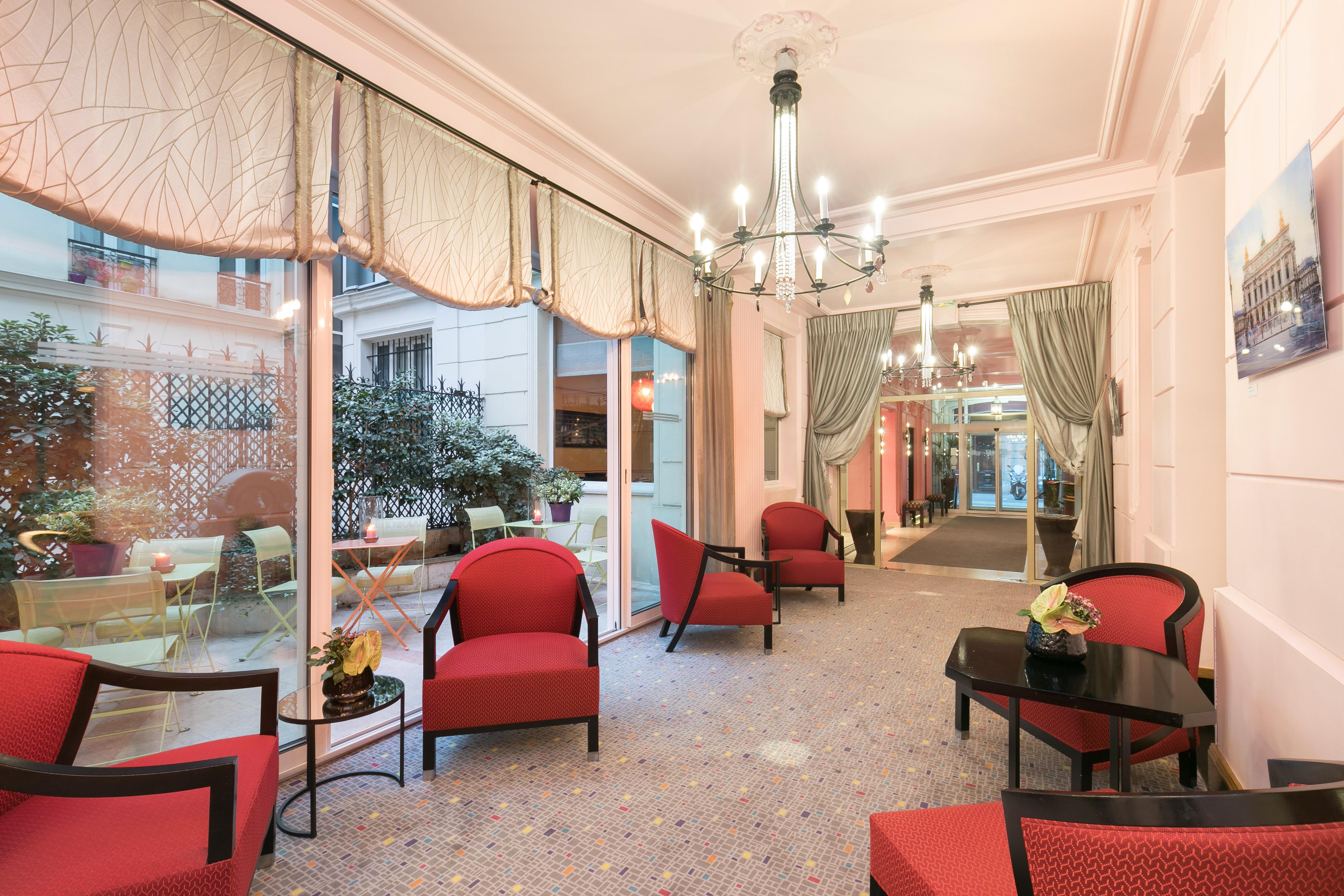 Hotel Le Cardinal Párizs Beltér fotó